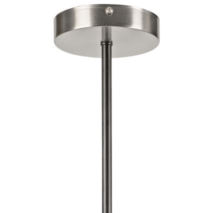 Lustra ar stieni LILOU 4xE14/5W/230V matēts hroms/dūmakains