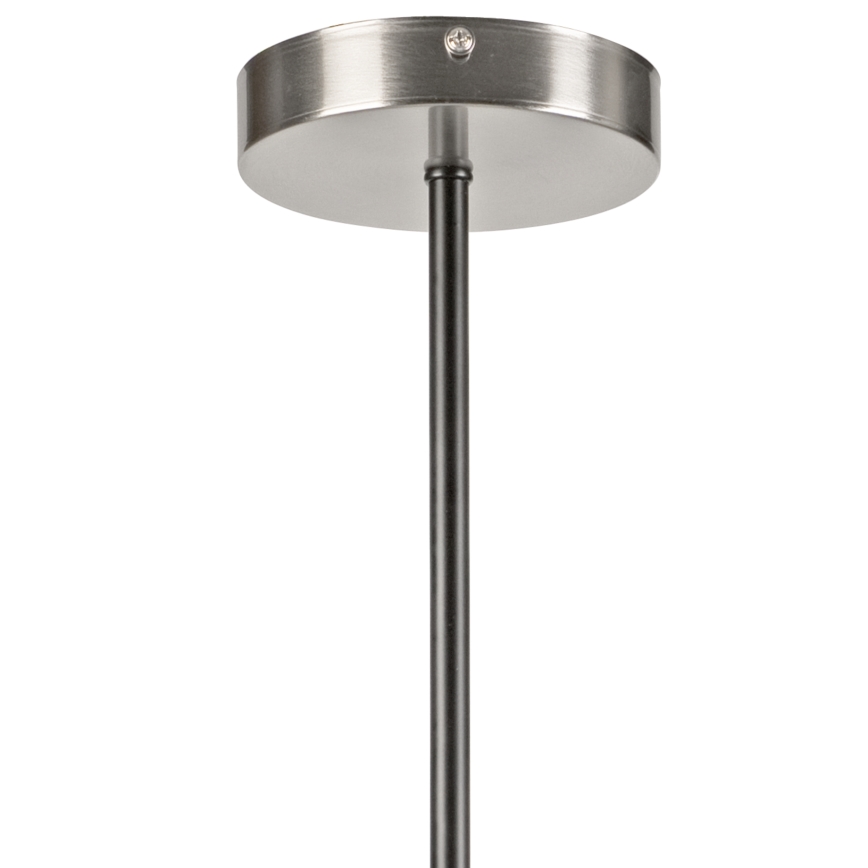 Lustra ar stieni LILOU 6xE14/5W/230V matēts hroms/dūmakains