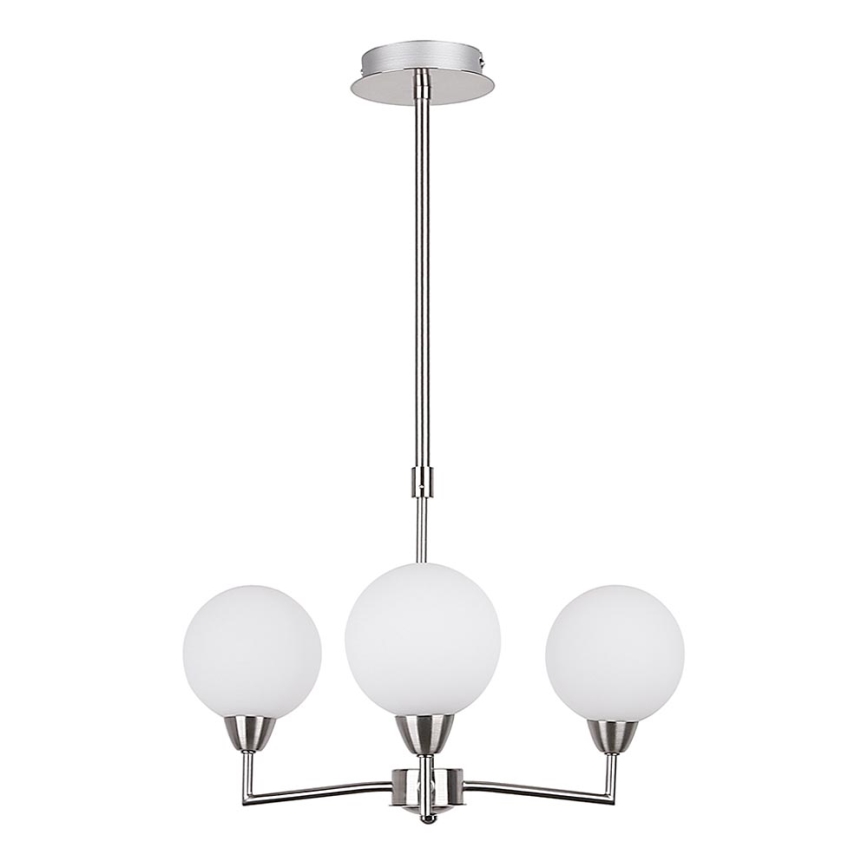 Lustra ar stieni LOGOS 3xG9/25W/230V matēta hroma