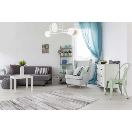 Lustra ar stieni MINERVA 2xE27/15W + 2xE14/10W/230V balta