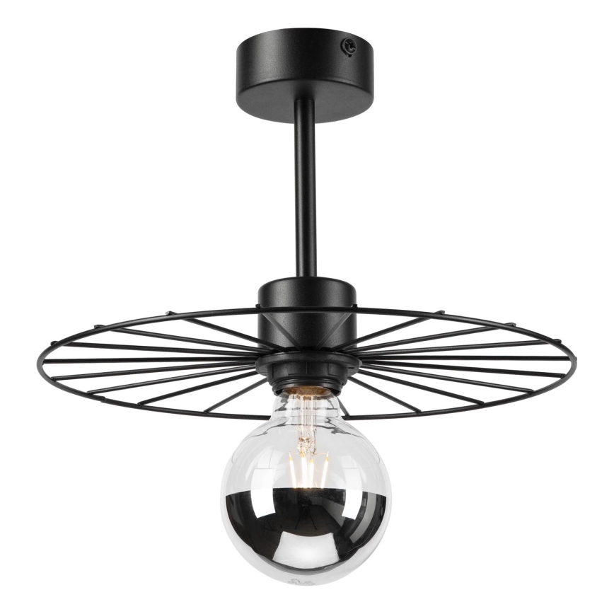 Lustra ar stieni MONTANA 1xE27/15W/230V d. 30 cm melna