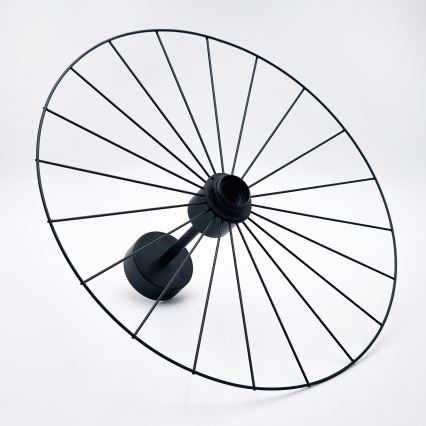 Lustra ar stieni MONTANA 1xE27/15W/230V d. 45 cm melna