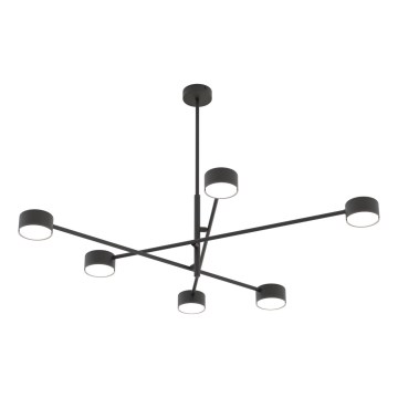 Lustra ar stieni NATSU 6xGX53/12W/230V melna