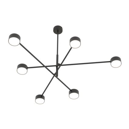 Lustra ar stieni NATSU 6xGX53/12W/230V melna