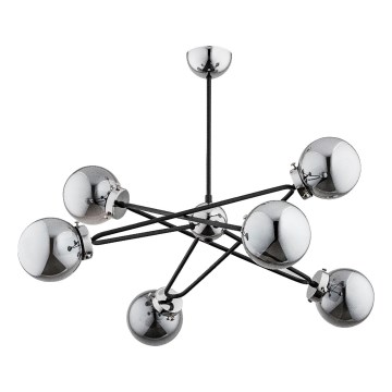 Lustra ar stieni SAGITO 6xE14/10W/230V spīdīgi hromēts