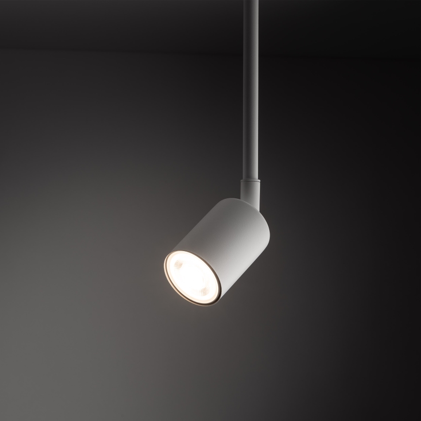 Lustra ar stieni 1 fāzes sliežu sistēmai TOP 1xGU10/10W/230V balta