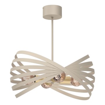 Lustra ar stieni SPARKLE 4xE27/15W/230V bēša