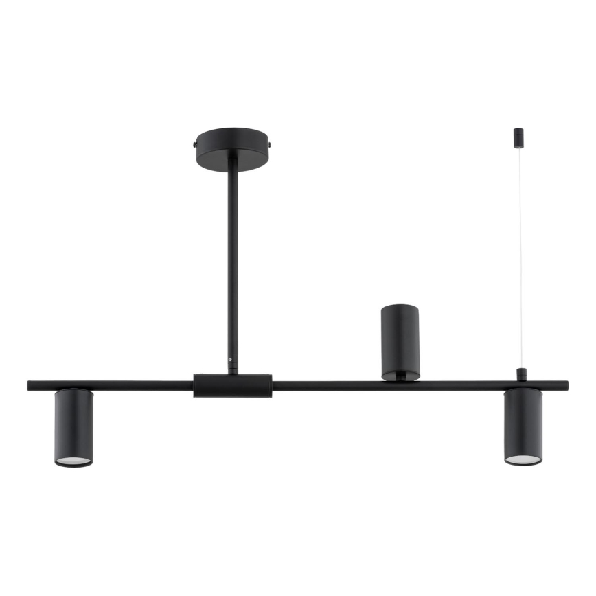 Lustra ar stieni URANOS 3xGU10/10W/230V melna