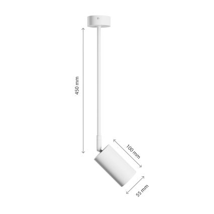 Lustra ar stieni VARIOSA 1xGU10/10W/230V balta