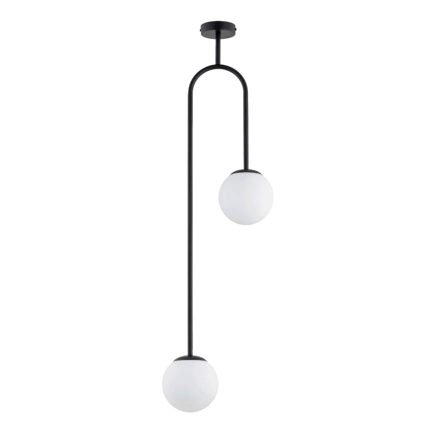 Lustra ar stieni VECTOR 2xE14/10W/230V melna
