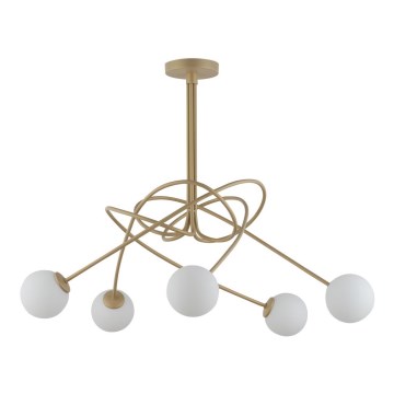 Lustra ar stieni VELVET 5xG9/12W/230V zelta