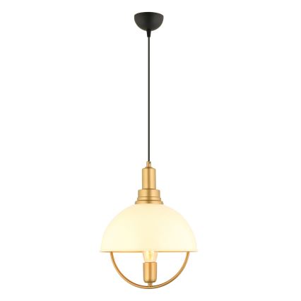 Lustra ar vadu MONZA 1xE27/40W/230V Ø 30 cm krēmkrāsa/zelta