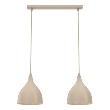 Lustra ar vadu NOAK CLASSIC 2xE27/15W/230V bēša