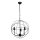 Lustra GLOBE 3 3xE14/60W melns