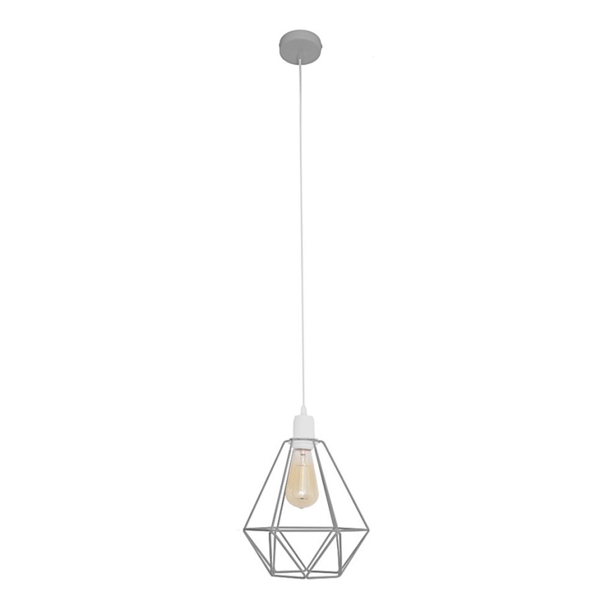 Lustra KARO 1xE27/15W/230V pelēka