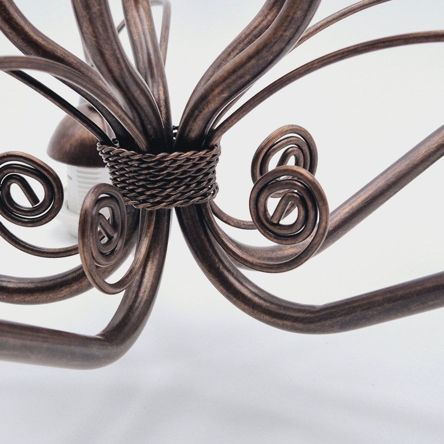 Lustra RETRO II ar ķēdi, 5×E27, 60 W, 230 V, bronzas patina