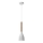 Lustra uz aukals MUZA NEW 1xE27/60W/230V balta
