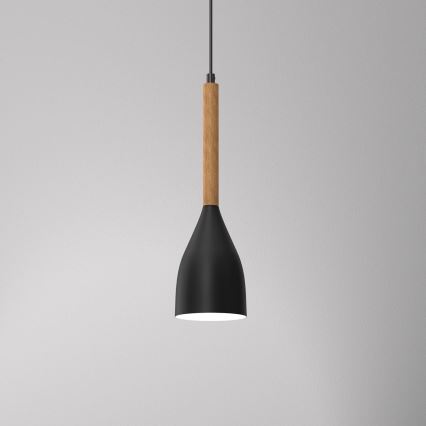 Lustra uz aukals MUZA NEW 1xE27/60W/230V melna
