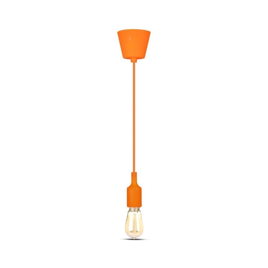 Lustra uz auklas 1xE27/60W/230V oranža