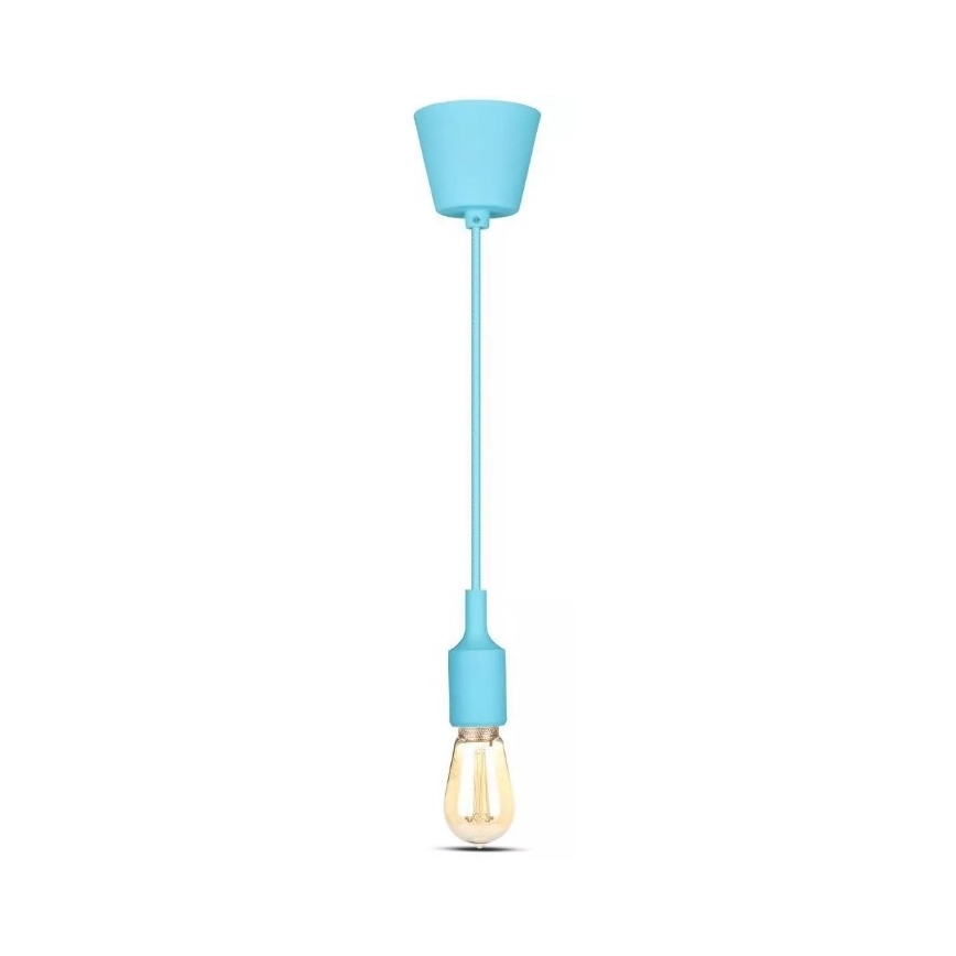 Lustra uz auklas 1xE27/60W/230V zila