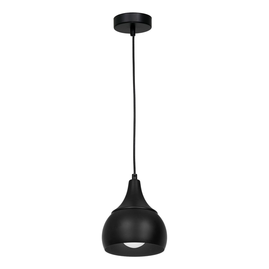 Lustra uz auklas AKTAN 1xE27/60W/230V melna
