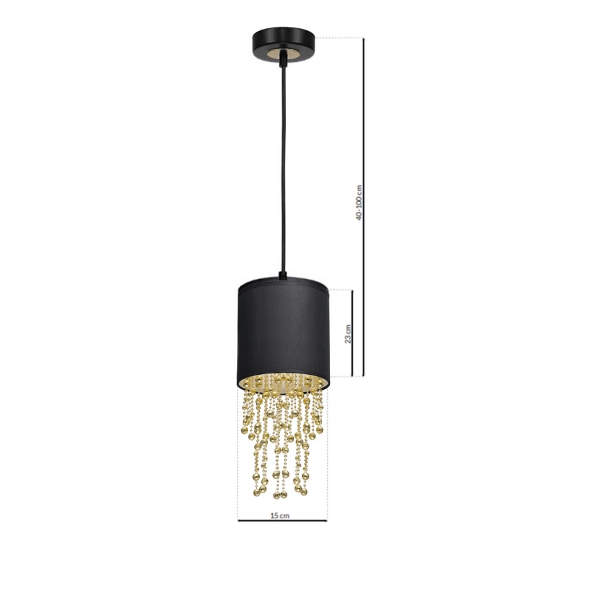 Lustra uz auklas ALMERIA 1xE27/60W/230V