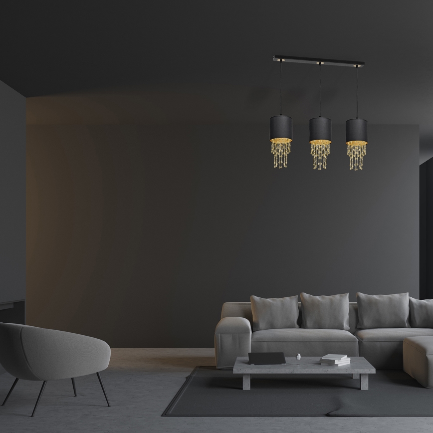 Lustra uz auklas ALMERIA 3xE27/60W/230V