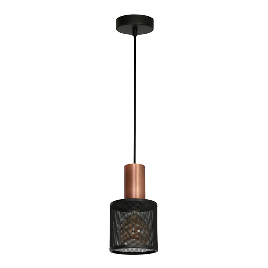 Lustra uz auklas ARES BLACK 1xE27/60W/230V