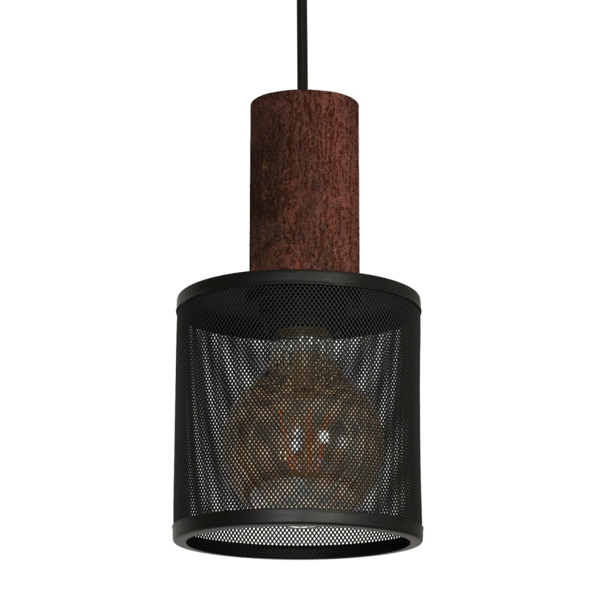 Lustra uz auklas ARES BLACK 1xE27/60W/230V