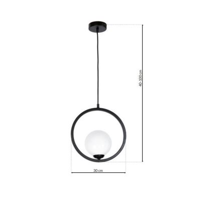 Lustra uz auklas BOSTON 1xE14/40W/230V