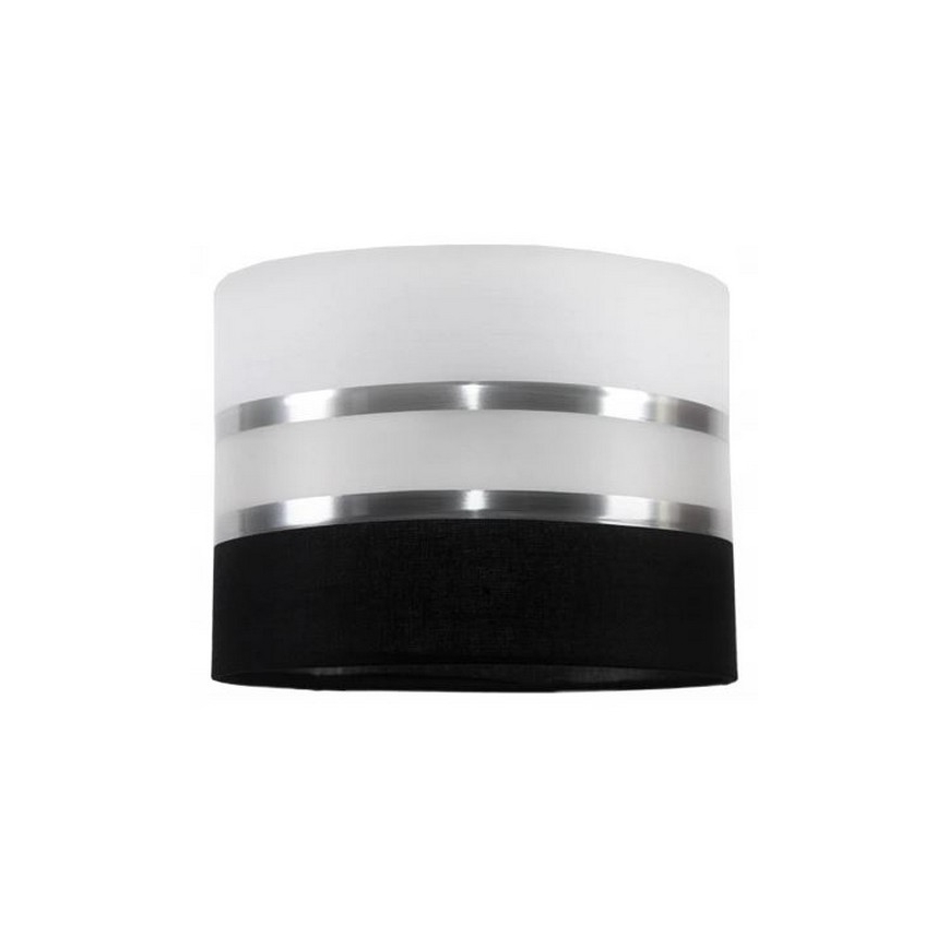 Lustra uz auklas CORAL 2xE27/60W/230V melna ar baltu