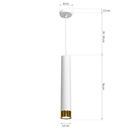 Lustra uz auklas DANI 1xGU10/8W/230V