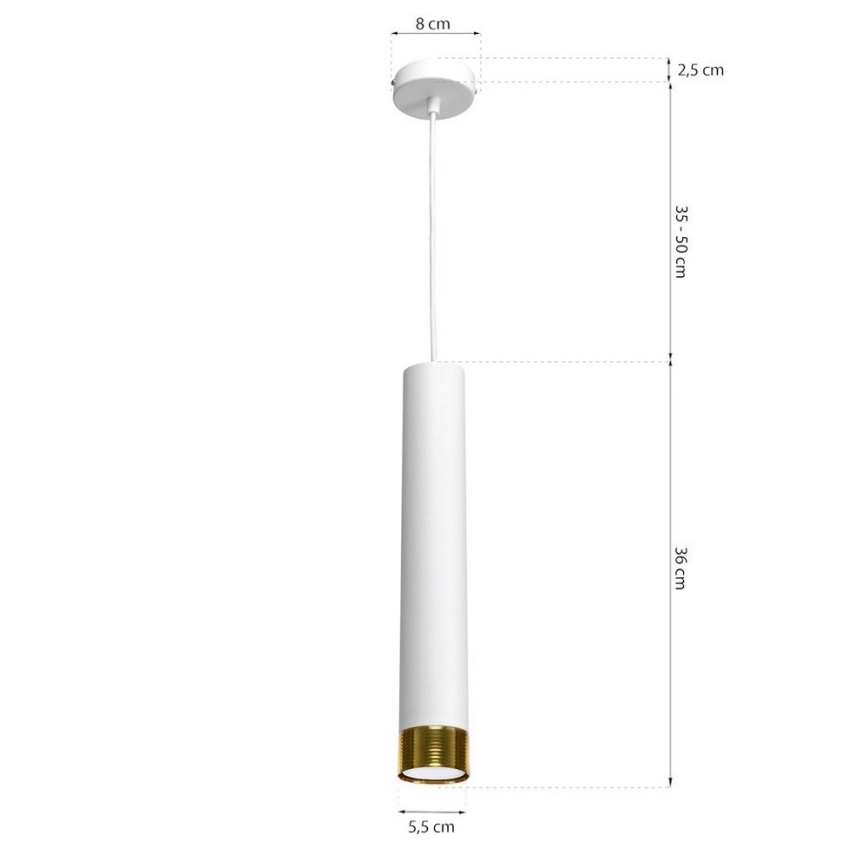 Lustra uz auklas DANI 1xGU10/8W/230V