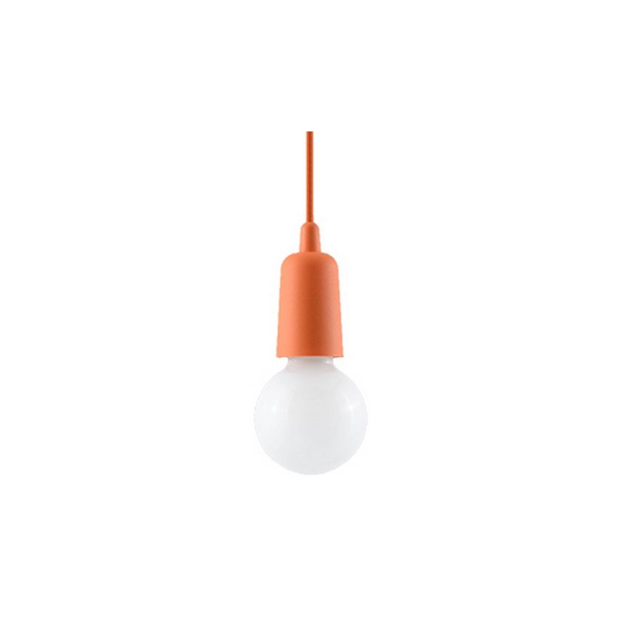 Lustra uz auklas DIEGO 1xE27/60W/230V oranža