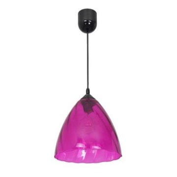 Lustra uz auklas FLASH 1xE27/60W/230V rozā