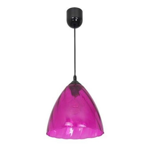 Lustra uz auklas FLASH 1xE27/60W/230V rozā