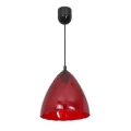 Lustra uz auklas FLASH 1xE27/60W/230V sarkana