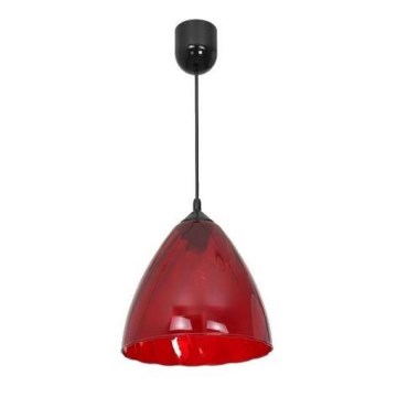 Lustra uz auklas FLASH 1xE27/60W/230V sarkana