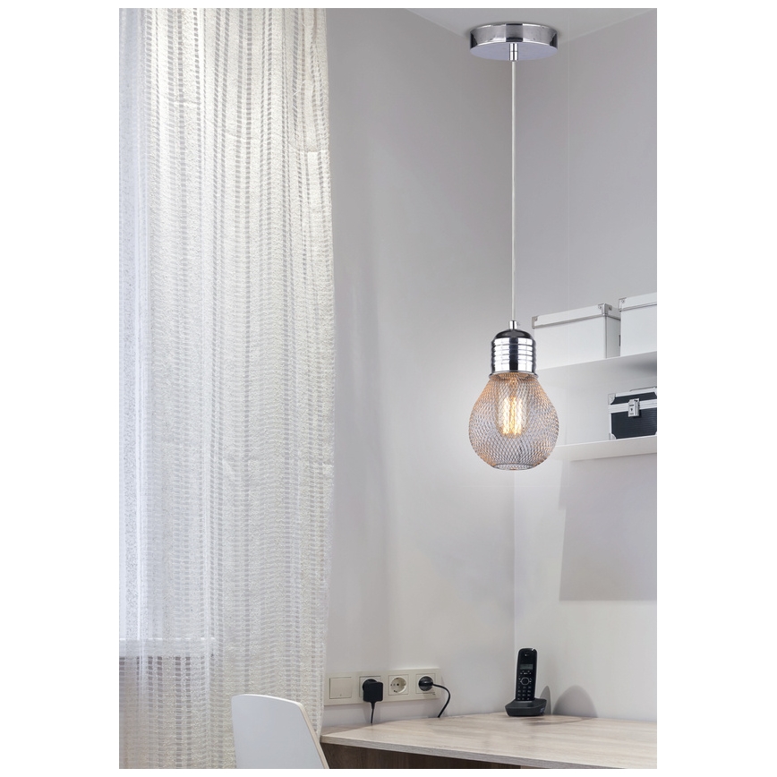 Lustra uz auklas GLIVA 1xE27/60W/230V