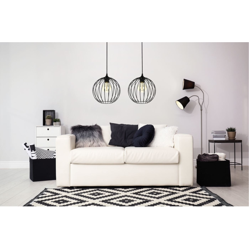 Lustra uz auklas MATT 2xE27/60W/230V