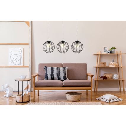 Lustra uz auklas MATT 3xE27/60W/230V