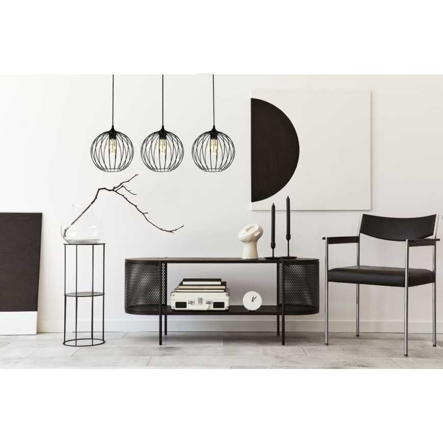 Lustra uz auklas MATT 3xE27/60W/230V