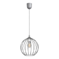 Lustra uz auklas MERCURE 1xE27/15W/230V pelēka