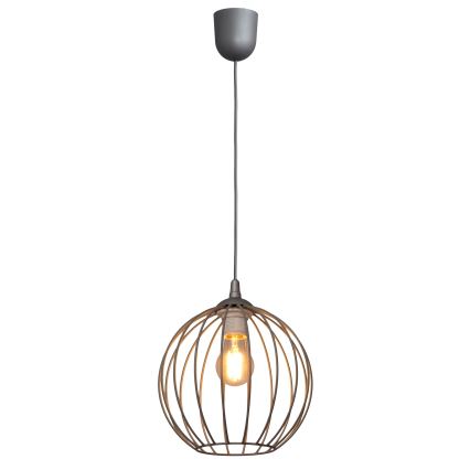 Lustra uz auklas MERCURE 1xE27/15W/230V pelēka