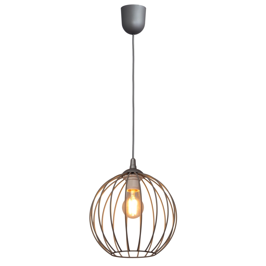 Lustra uz auklas MERCURE 1xE27/15W/230V pelēka