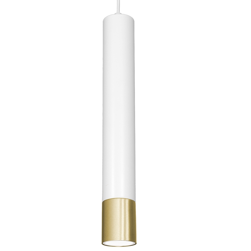 Lustra uz auklas NEST 1xGU10/8W/230V balta/zelta