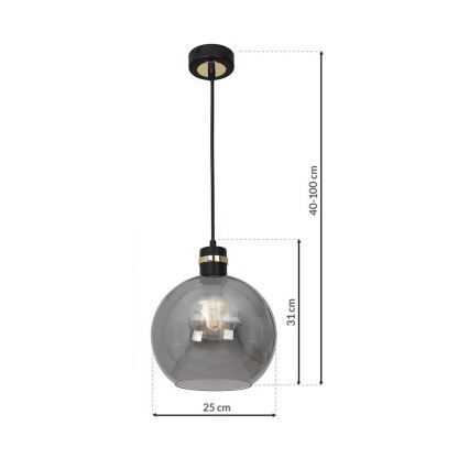 Lustra uz auklas OMEGA 1xE27/60W/230V