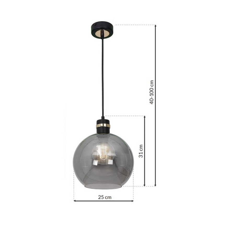 Lustra uz auklas OMEGA 1xE27/60W/230V