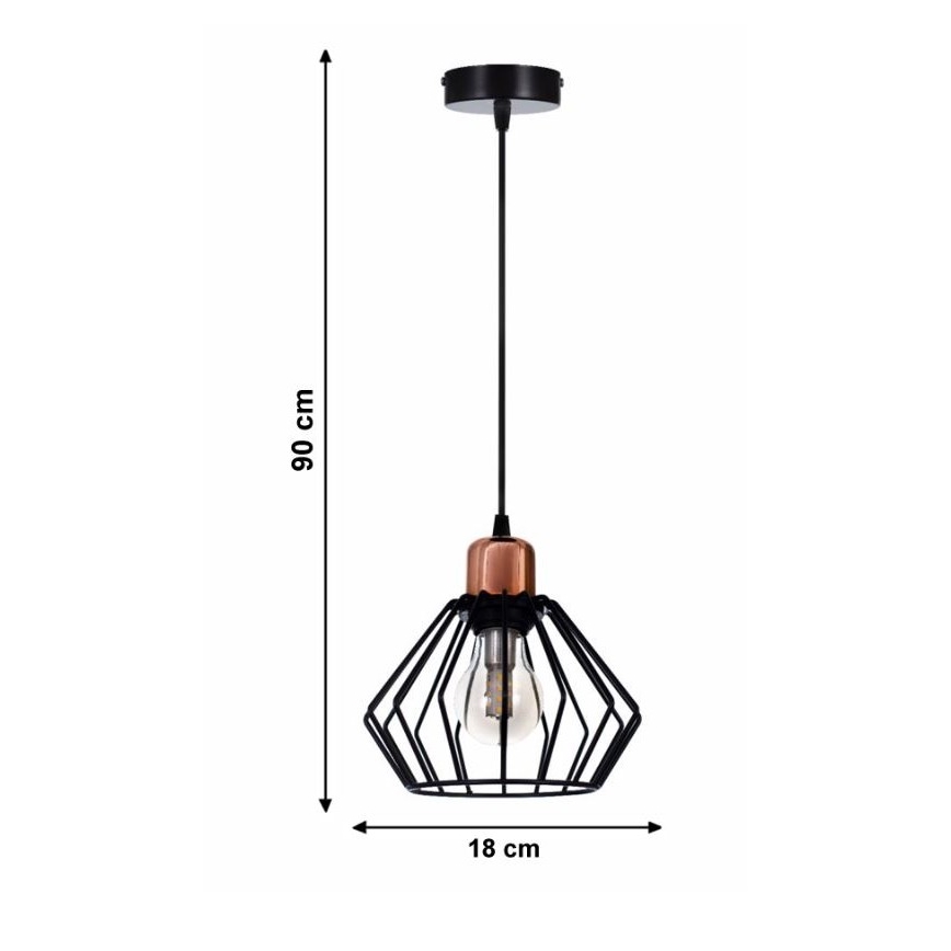 Lustra uz auklas PORTO 1xE27/40W/230V