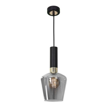 Lustra uz auklas ROMA BLACK 1xE27/60W/230V